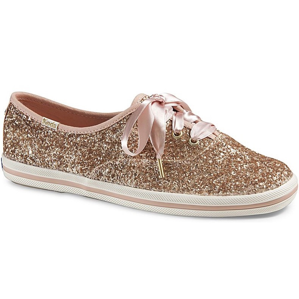 Kate Spade wedding Keds - rose gold